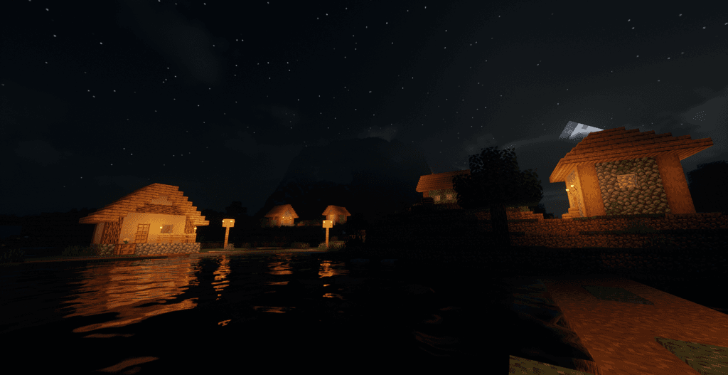 Chocapic13' Shaders 夜の画像