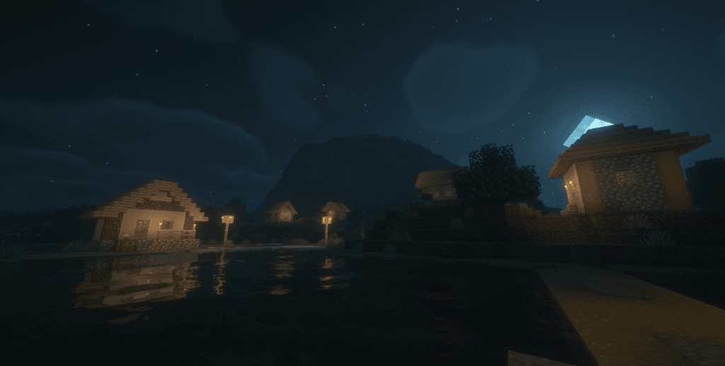 BSL Shaders 夜の画像
