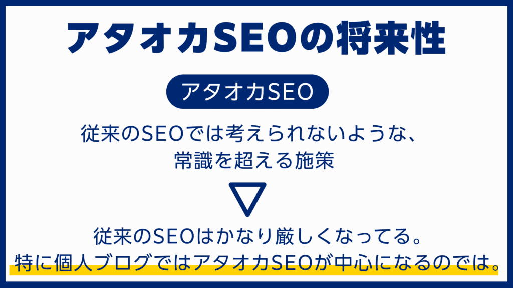 アタオカSEOの将来性